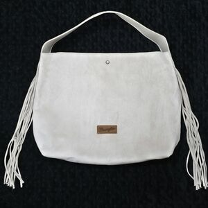 Wrangler White Fringe Shoulder Bag